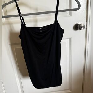 Express body contour camisole tank with adjustable straps - silk material